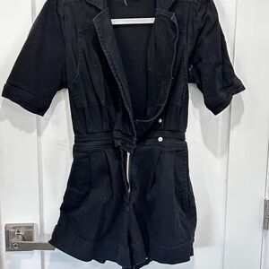 Kids Black Romper